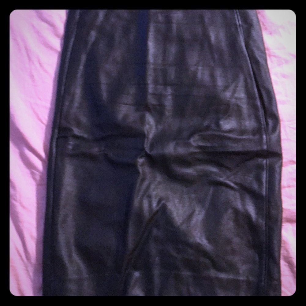 Pleather skirt